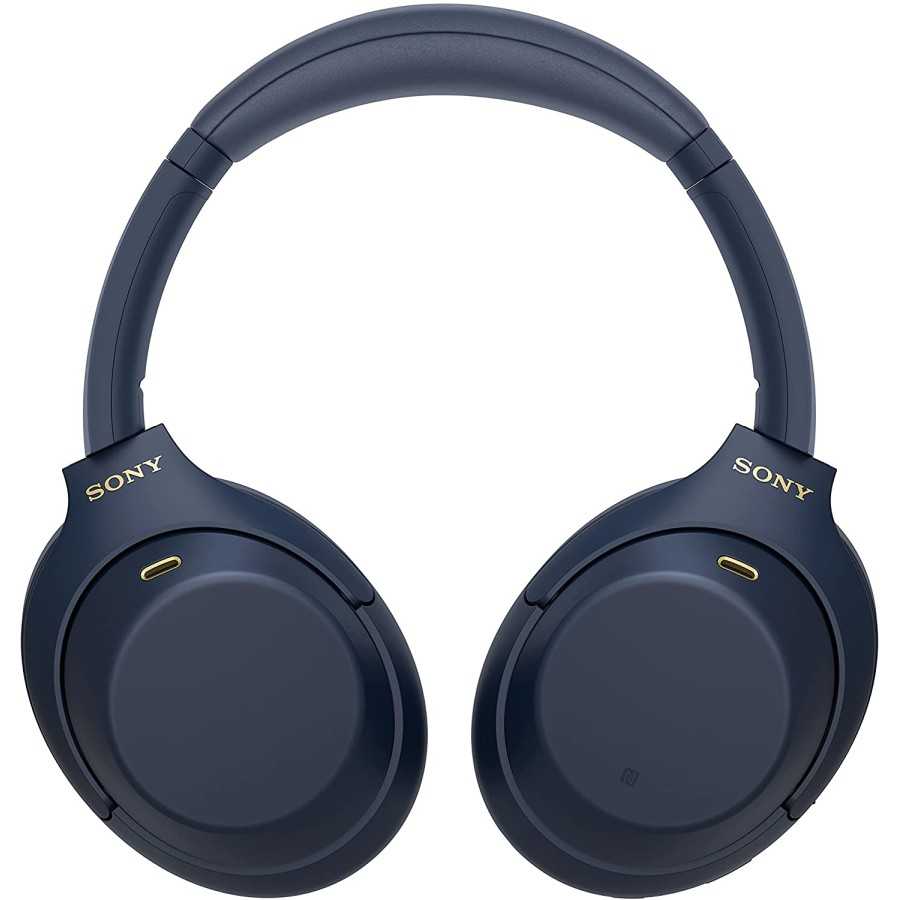 Sony WH1000XM4 Casque Bluetooth à réduction de bruit sans fil, 30 heures  d'autonomie, avec micro pour appels téléphoniques Couleur Bleu Pacifique