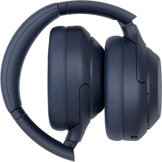 Sony WH1000XM4 Casque Bluetooth à réduction de bruit sans fil, 30 heures d'autonomie, avec micro pour appels téléphoniques, Bleu