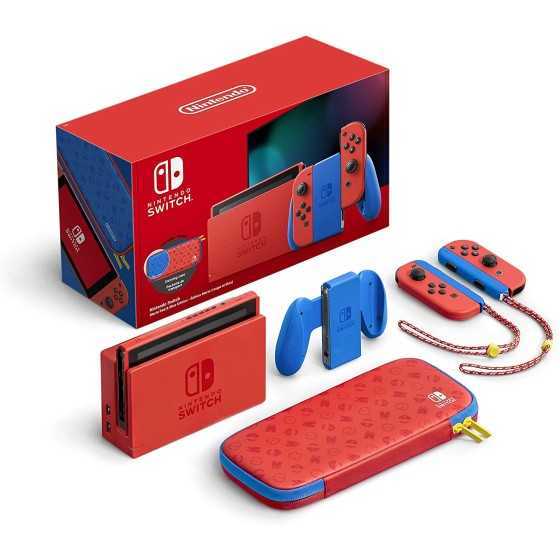Console Nintendo Switch Edition Mario Rouge/Bleu
