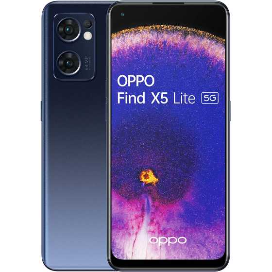 Oppo Find X5 Lite 5G Double SIM Bleu Étoilé avec 256Go et 8Go RAM