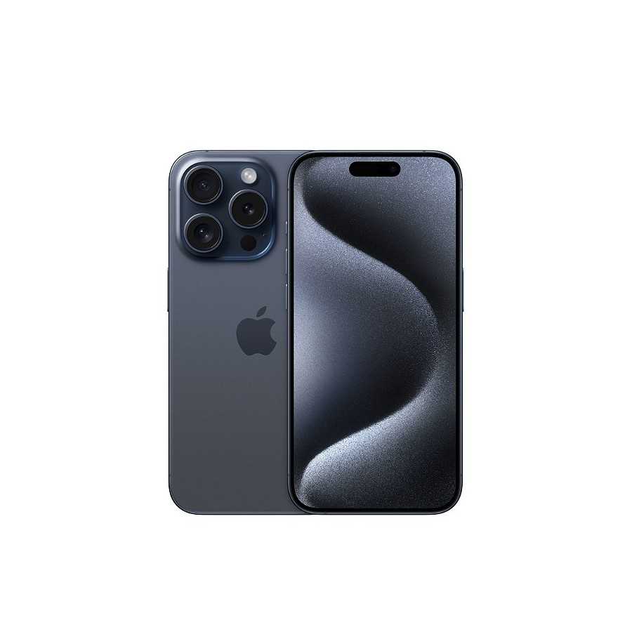 Apple iPhone 15 Pro Capacité de Stockage 128 Go iPhone Couleur Bleu Titanium