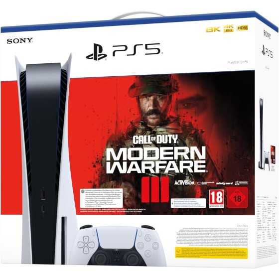 Pack Console PS5 Standard + Call of Duty Modern Warfare III (jeu en version digitale)